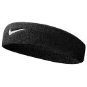 ナイキ Nike 【 Swoosh Headband Unisex Black/White 】 Swoosh スウッシュ・スウォッシュ ヘッドバンド スポーツ アウトドア スポーツウェア アクセサリー ヘッドバンド ユニセックス 黒色 ブラック 白色(4)