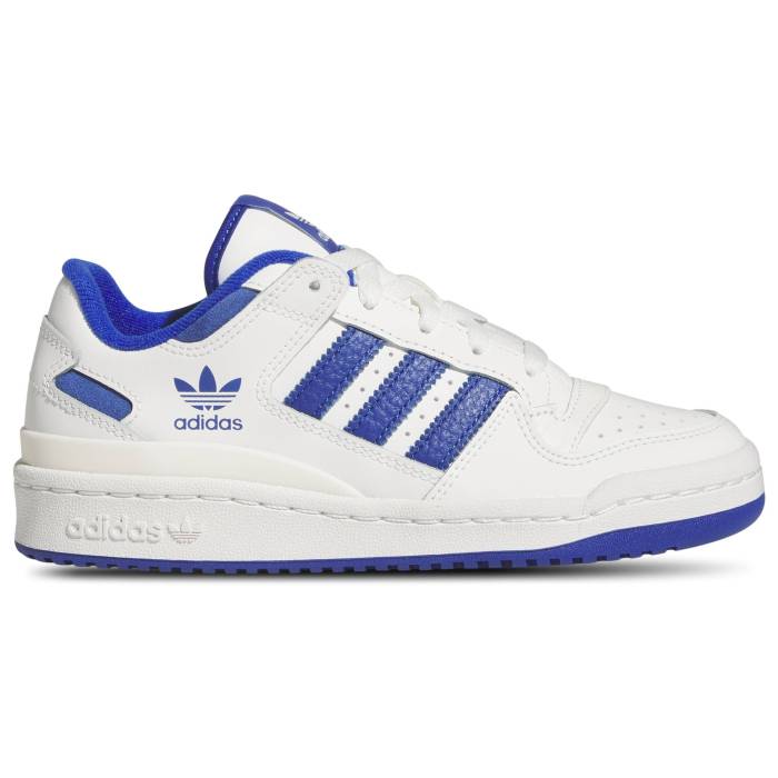 楽天スニケスアディダス Adidas Originals 【 Forum Low Boys' Grade School White/Team Royal Blue/White 】 フォーラム キッズ ベビー マタニティ キッズファッション 靴 スニーカー 白色 ホワイト Team チーム 青色 ブルー