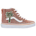 ヴァンズ Vans 【 Sk8 Hi Zip Girls' Preschool Orange/White/Green 】 キッズ ベビー マタニティ キッズファッション 靴 スニーカー orange 橙・オレンジ 白色 ホワイト green 緑・グリーン(4)