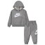 ナイキ Nike 【 Nsw Club Fleece Set Boys' Toddler Grey/White 】 クラブ フリース キッズ ベビー マ..
