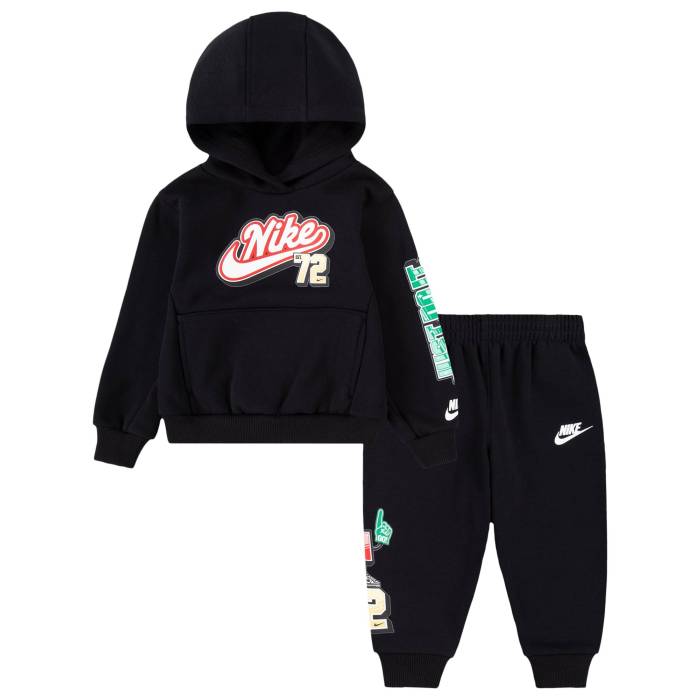 ナイキ Nike 【 Step Up Your Game S/S T-Shirt Pants Set Boys' Toddler Red/Black 】 Game ゲーム 半..