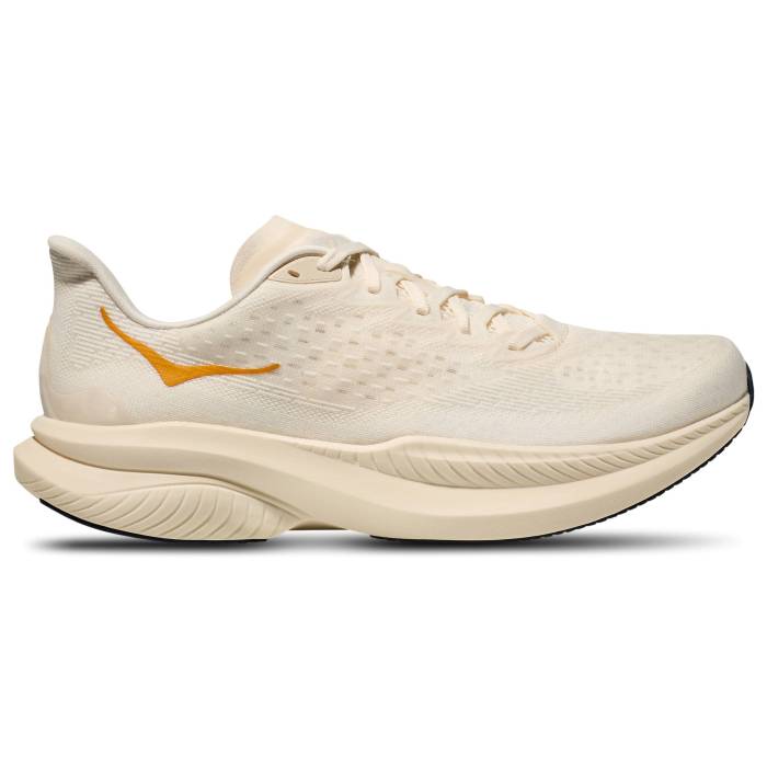 Hoka 【 Mach 6 Men's Alabaster/Oat Milk 】 スポーツ アウトドア ランニング マラソン シューズ メンズシューズ メンズ