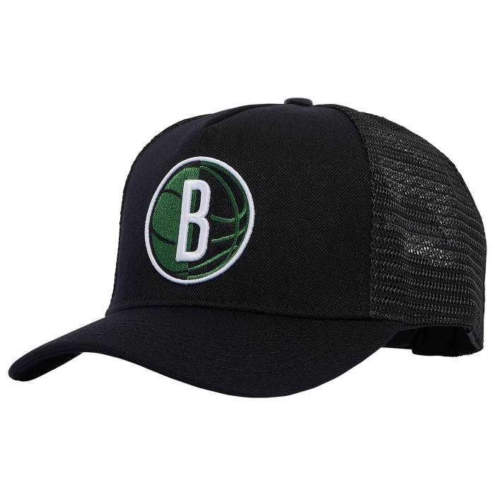 プロスタンダード Pro Standard 【 Nets Varsity Green Trucker Adult Green/Black/White 】 ネッツ green 緑・グリーン トラッカー バッグ 小物 ブランド雑貨 帽子 メンズ帽子 キャップ ユニセックス green 緑・グ