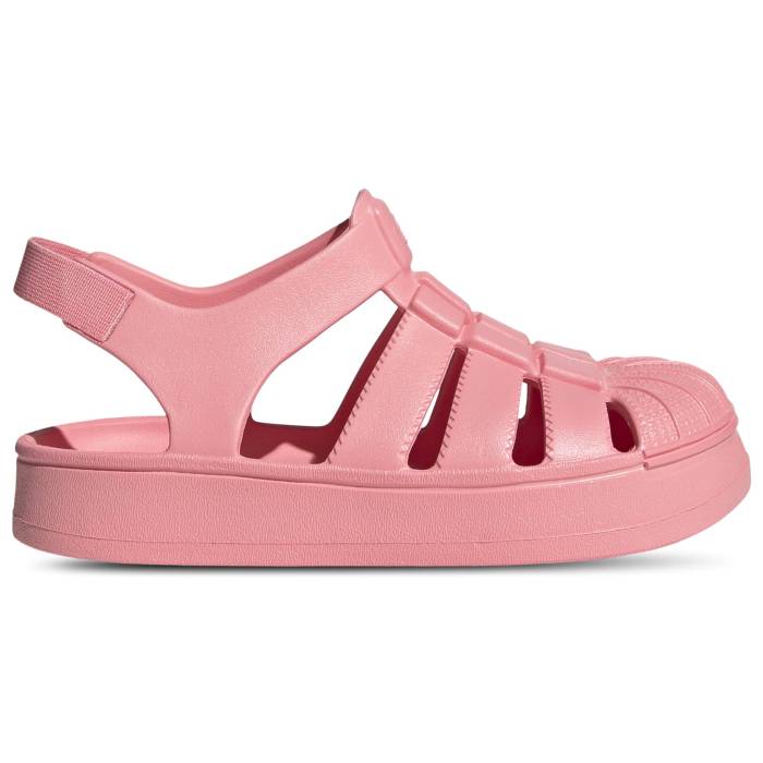 アディダス Adidas Originals 【 Superstar Sandal Girls' Preschool Semi Pink Spark/Semi Pink Spark/Semi Pink Spark 】 Superstar スーパースター キッズ ベビー マタニティ キッズファッション 靴 サンダル pink ピンク