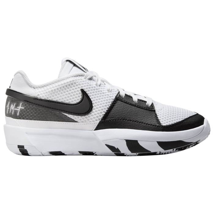 ʥ Nike  Ja Morant One Boys' Grade School White/Black/White  å ٥...