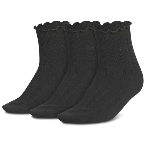 アディダス Adidas Originals 【 Ruffle Quarter Socks 3-Pack Adult Black/Black 】 ソックス・靴下 3個入 インナー 下着 ナイトウェア ユニセックス 靴下 レッグウェア ユニセックス 黒色 ブラック アディダス Adidas Originals 【 Ruffle Quarter Socks 3-Pack Adult Black/Black 】 ソックス・靴下 3個入 インナー 下着 ナイトウェア ユニセックス 靴下 レッグウェア ユニセックス 黒色 ブラック