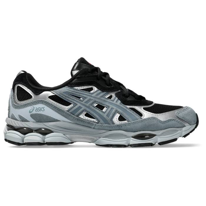 【 Gel-Nyc Men's Fjord Grey/Black 】 靴 メンズ靴 スニーカー メンズ 灰色 グレー 黒色 ブラック