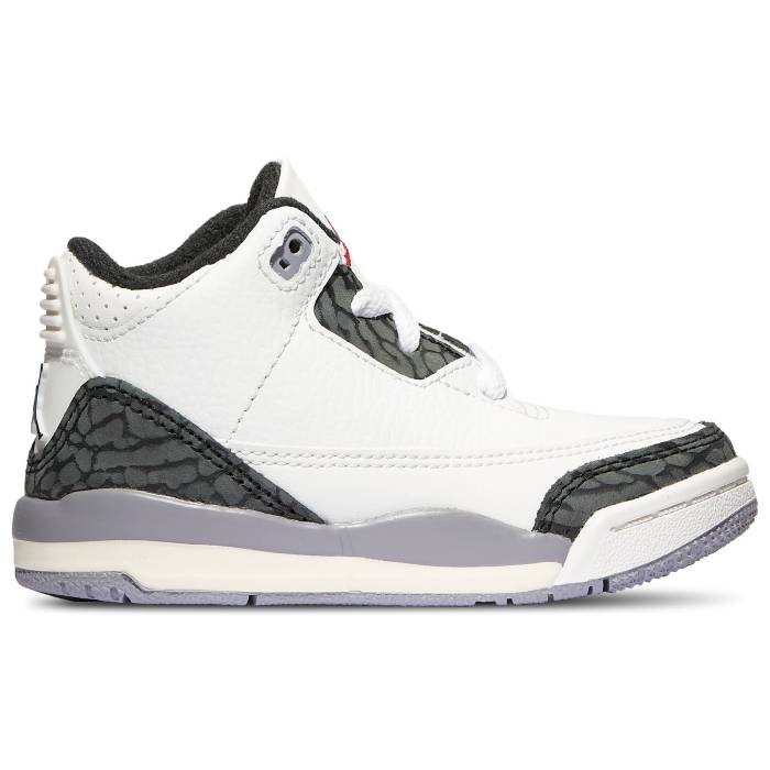 ʥ 硼 Jordan  Retro 3 Boys' Toddler White/Red/Grey  ȥ å ٥ӡ ...