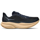 Hoka 【 Mach 6 Men's Navy/Black/Tan 】 スポーツ アウトドア ランニング マラソン シューズ メンズシューズ メンズ 紺色 ネイビー 黒色 ブラック(4)