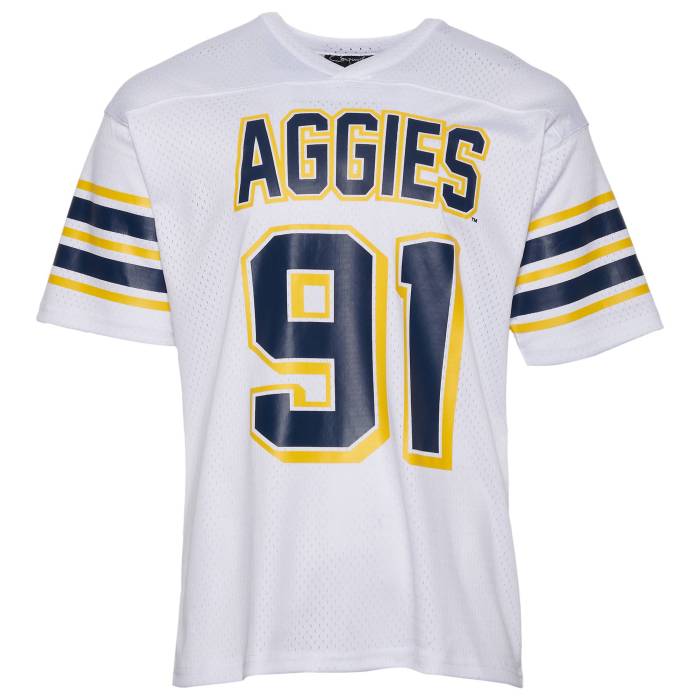 Campus Remix 【 Nca&T Football Jersey Men's Blue/Yellow 】 フットボール ジャージ メンズファッション トップス その他 メンズ 青色 ブルー yellow 黄色・イエロー
