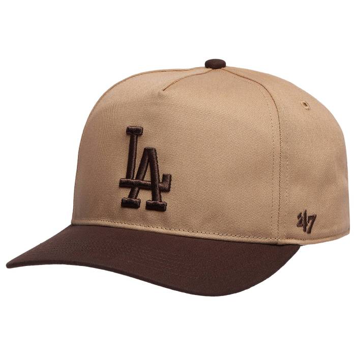 フォーティーセブンブランド 47 Brand 【 Los Angeles Dodgers Two Tone Hitch Men's Brown/Khaki 】 ドジャース バッグ 小物 ブランド雑貨 帽子 メンズ帽子 キャップ メンズ 茶色 ブラウン カーキ