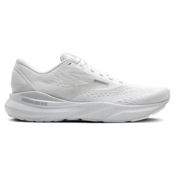 ブルックス Brooks 【 Adrenaline Gts 24 Women's White/Oyster/Alloy 】 GTS スポーツ アウトドア ランニング マラソン シューズ レディースシューズ レディース 白色 ホワイト