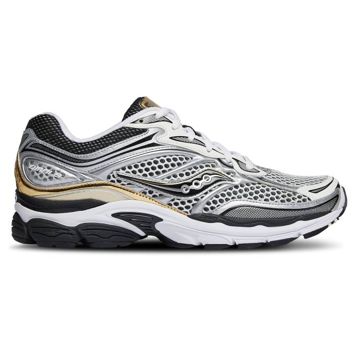【★スーパーSALE★12/11深夜2時迄】サッカニー Saucony 【 Progrid Omni 9 Men's Silver/Gold 】 オムニ 靴 メンズ靴 スニーカー メンズ Silver 銀色・シルバー ゴールド