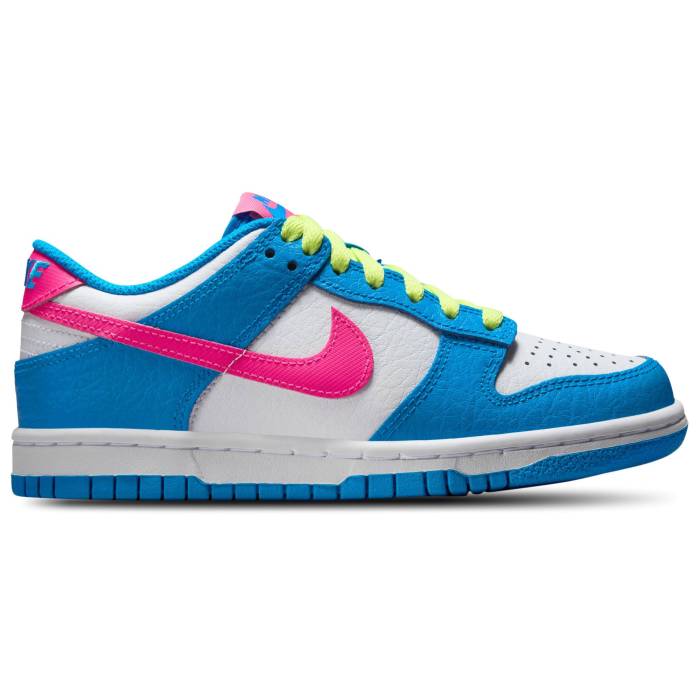 ʥ Nike  Dunk Low Na Boys' Grade School Pink/Photo Blue   å ٥...