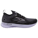 ブルックス Brooks 【 Levitate Stealthfit 5 Women's Black/Purple 】 スポーツ アウトドア ランニング マラソ...