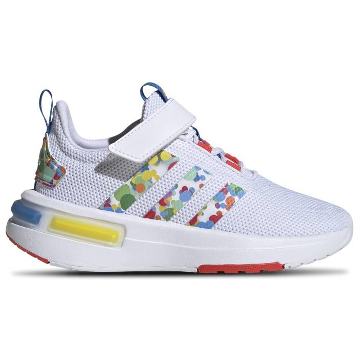 アディダス Adidas 【 Racer Tr23 Boys' Grade School Bright Royal/White/Bright Red 】 キッズ ベビー マタニティ キッズファッション 靴 スニーカー 白色 ホワイト Red 赤・レッド