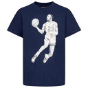 ナイキ ジョーダン Jordan 【 Jumpman Jersey T-Shirt Boys' Grade School Midnight Navy/Red 】 Jumpman ジャンプマン ジャージ Tシャツ キッズ ベビー マタニティ キッズファッション トップス Tシャツ カットソー(4)