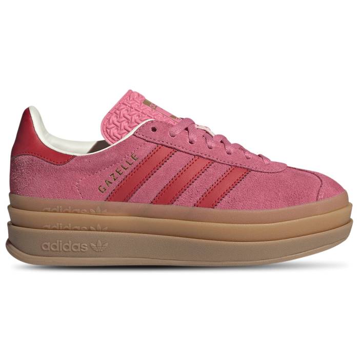 楽天スニケスアディダス Adidas Originals 【 Gazelle Bold Girls' Grade School Pink/Red/Gum 】 ガゼル キッズ ベビー マタニティ キッズファッション 靴 スニーカー pink ピンク Red 赤・レッド