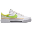 ナイキ Nike 【 Court Legacy Lift Women's White/Action Green 】 コート legacy レガシー 靴 レディー...