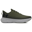 アンダーアーマー Under Armour 【 Infinite Men's Black/Marine Od Green/Black 】 靴 メンズ靴 スニーカー メンズ 黒色 ブラック green 緑・グリーン