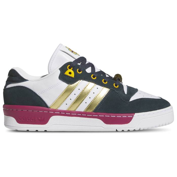 【★スーパーSALE★12/11深夜2時迄】アディダス Adidas 【 Rivalry Low Demon Slayer Men's Black/Multi/White 】 靴 メンズ靴 スニーカー メンズ 黒色 ブラック 白色 ホワイト