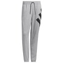 アディダス Adidas 【 Anthony Edwards Gfx Fleece Pants Men's Medium Grey Heather/Black 】 アンソニー フリース メンズファッション ズボン パンツ メンズ 灰色 グレー heather ヘザー 黒色 ブラック