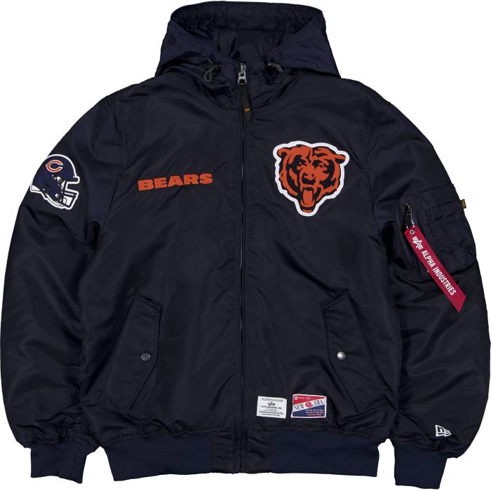 ニューエラ New Era 【 Bears Alpha Jacket Men's Navy/Navy 】 bears ベアーズ アルファ Jacket ジャケット メンズファッション コート ジャケット メンズ 紺色 ネイビー