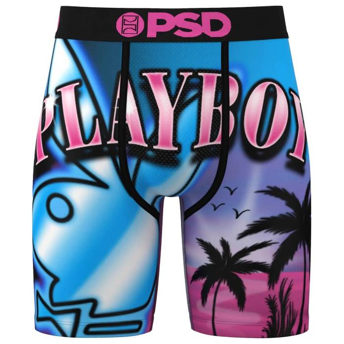 Psd  Playboy Venice Underwear Men's Pink/Black/Blue    󥺥...