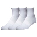Lckr 【 3 Pack Performance Quarter Socks Men's White 】 パフォーマンス ソックス・靴下 インナー 下着 ナイトウェア メンズ 靴下 レッグウェア 靴下 メンズ 白色 ホワイト