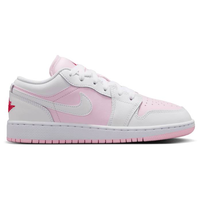 楽天スニケスナイキ ジョーダン Jordan 【 Aj 1 Low Girls' Grade School Pink Foam/White/Red 】 キッズ ベビー マタニティ キッズファッション 靴 スニーカー pink ピンク 白色 ホワイト Red 赤・レッド