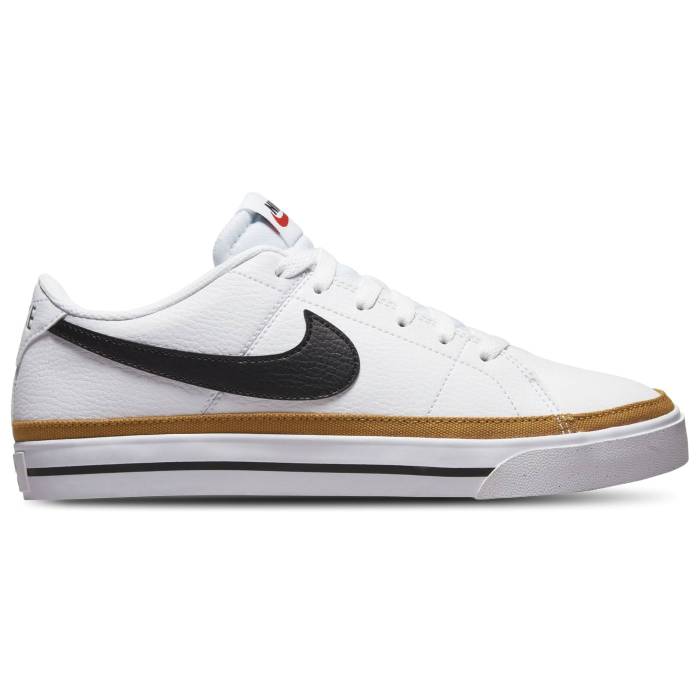 ʥ Nike  Court Legacy Low Women's White/Black/Desert Orchre   legacy 쥬 ...