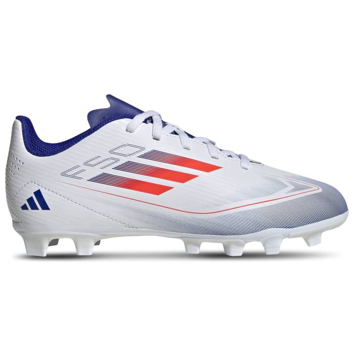 アディダス Adidas 【 F50 Club Fxg Jr Boys' Grade School Solar/White 】 クラブ キッズ ベビー マタニティ キッズファッション 靴 スニーカー 白色 ホワイト