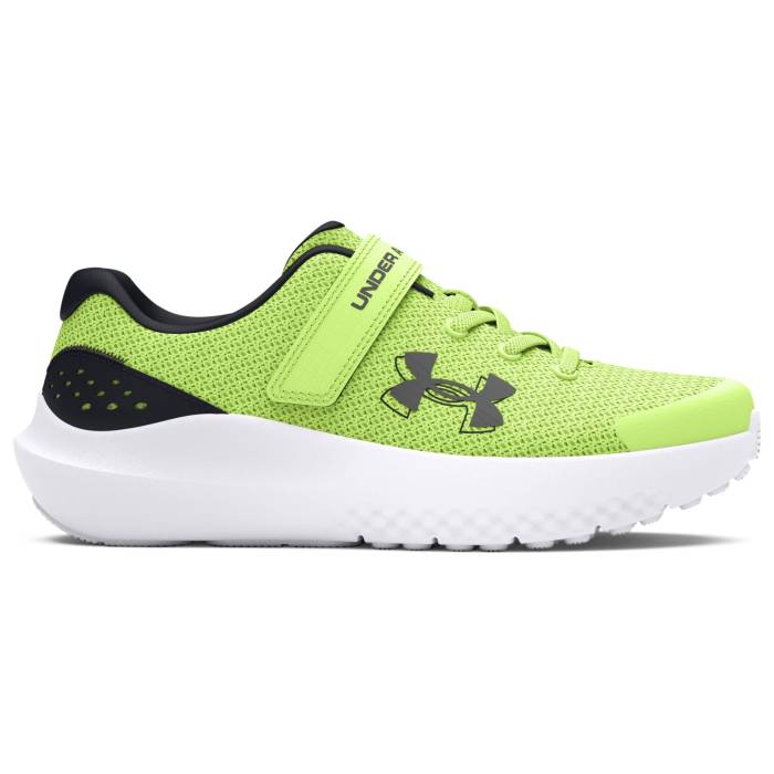 楽天スニケスアンダーアーマー Under Armour 【 Surge 4 Boys' Preschool Castlerock/Morph Green/Black 】 キッズ ベビー マタニティ キッズファッション 靴 スニーカー green 緑・グリーン 黒色 ブラック