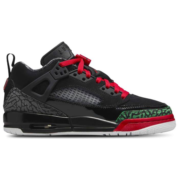 楽天スニケスナイキ ジョーダン Jordan 【 Spizike Low Boys' Grade School Black/Varsity Red 】 キッズ ベビー マタニティ キッズファッション 靴 スニーカー 黒色 ブラック Red 赤・レッド