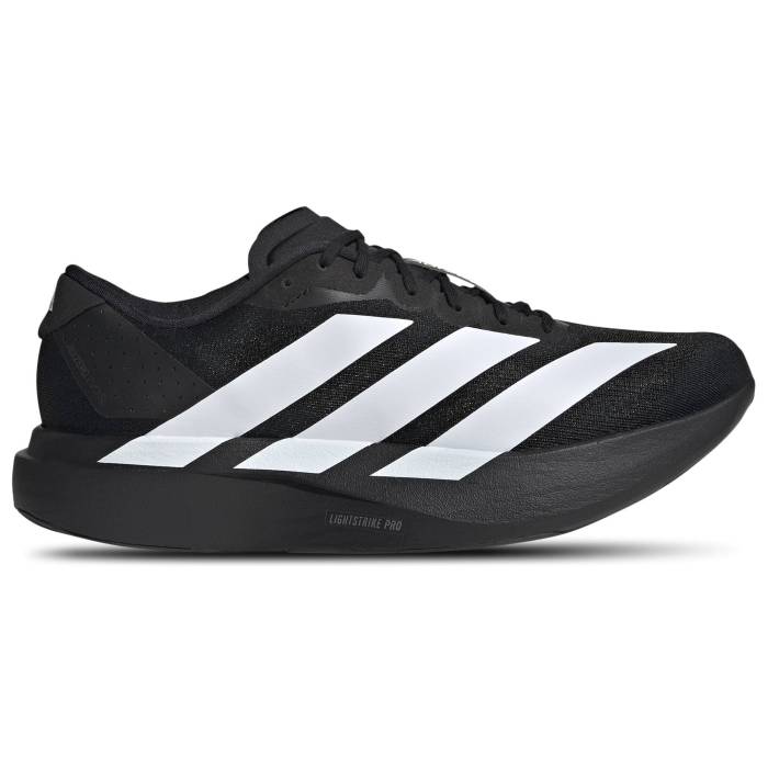 アディダス Adidas 【 Adizero Evo Sl Men's Black/White 】 アディゼロ 靴 メンズ靴 スニーカー メンズ 黒色 ブラック 白色 ホワイト