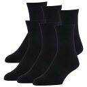 Lckr 【 6-Pack Athletic Half Cushion Quarter Men's Black/Black 】 ハーフ インナー 下着 ナイトウェア メンズ 靴下 レッグウェア 靴下 メンズ 黒色 ブラック