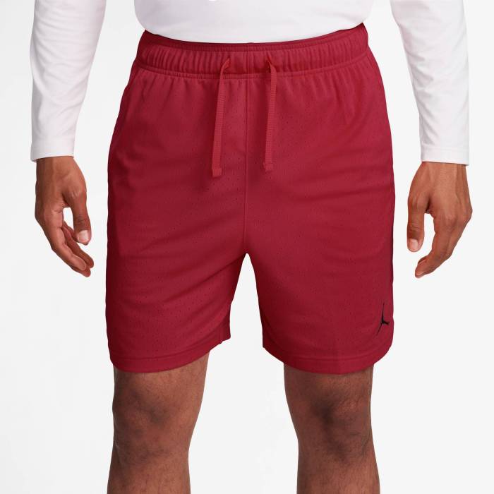 ʥ 硼 Jordan  Dri-Fit Sport Mesh Shorts Men's Gym Red/Black  ɥ饤...