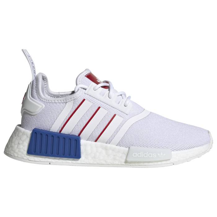 楽天スニケスアディダス Adidas Originals 【 Nmd R1 Refined Boys' Grade School Team Royal Blue/White/White 】 NMD キッズ ベビー マタニティ キッズファッション 靴 スニーカー Team チーム 青色 ブルー 白色 ホワイト