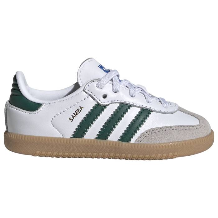 楽天スニケスアディダス Adidas Originals 【 Samba Boys' Toddler Gum/Green/White 】 サンバ キッズ ベビー マタニティ ベビーファッション 靴 スニーカー green 緑・グリーン 白色 ホワイト