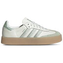アディダス Adidas Originals 【 Sambae Women's Off White/Linen Green 】 靴 レディース靴 スニーカー レディース 白色 ホワイト green 緑・グリーン