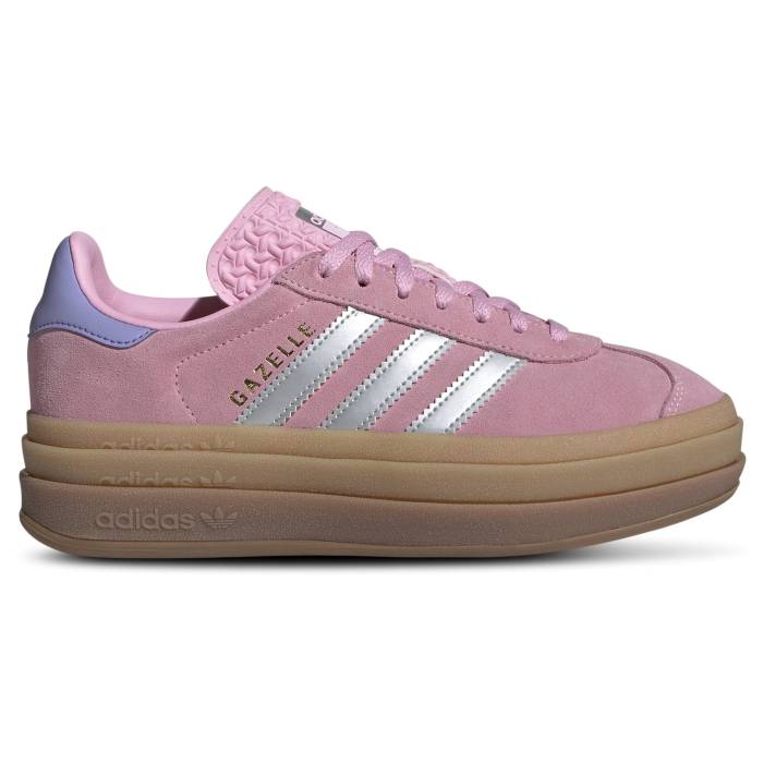 ǥ Adidas Originals  Gazelle Bold Girls' Grade School True Pink/Si...