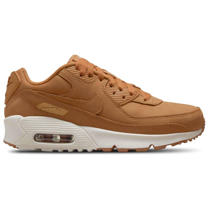 楽天スニケスナイキ Nike 【 Air Max 90 Boys' Grade School Wheat/Wheat 】 マックス キッズ ベビー マタニティ キッズファッション 靴 スニーカー ウィート