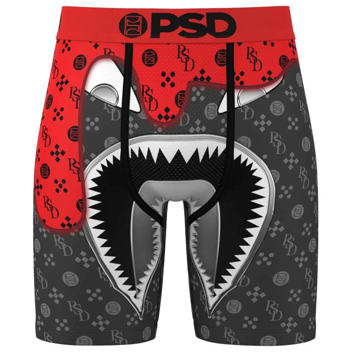 Psd  Wf Lux Drip Briefs Men's Grey/Red  󥺥եå ܥ ѥ   졼...
