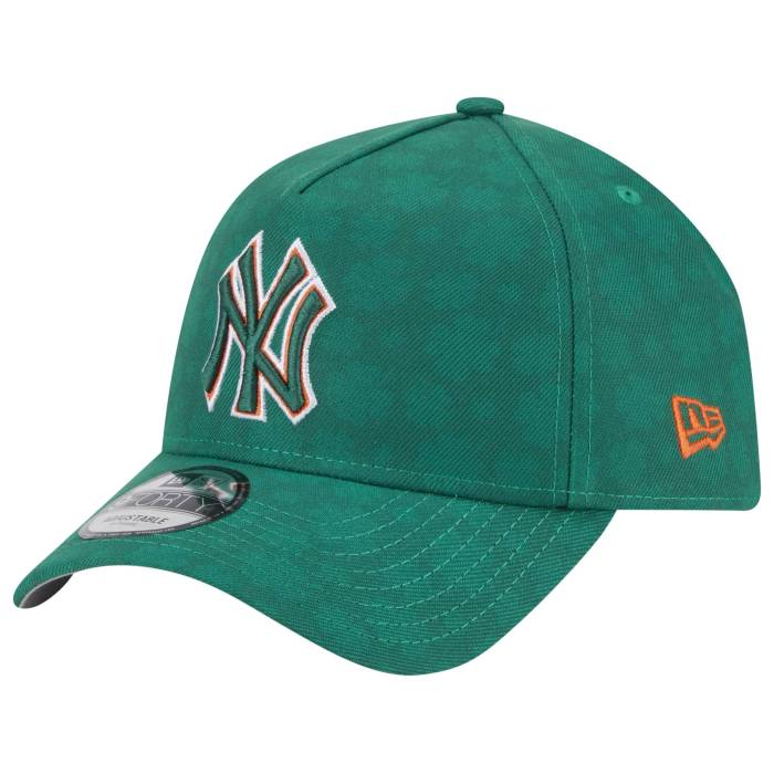 ニューエラ New Era 【 Yankees 9Forty A-Frame Lucky Day Btg Cap Men's Green/Multi 】 ヤンキース ..