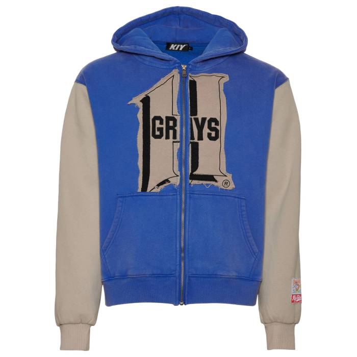 Kiy Studios 【 Nlbm 2 Tone Grays Hoodie Men's Multi/Multi 】 フーディー パーカー メンズファッション トップス パーカー メンズ
