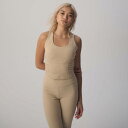 Cozi 【 Corset Bra Top Women's Brown 】 スポーツ アウトドア スポーツウェア アクセサリー スポーツ用インナー レディースインナー スポーツブラ レディース 茶色 ブラウン