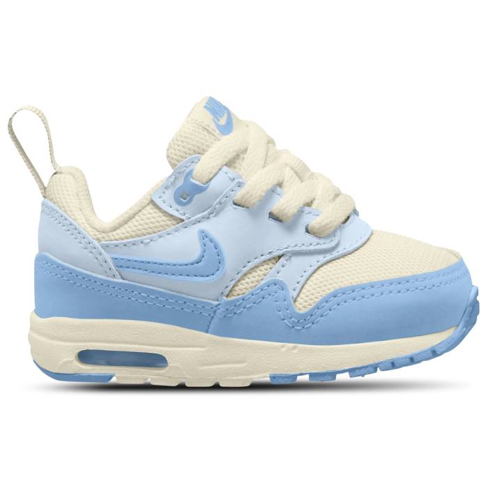 楽天スニケスナイキ Nike 【 Air Max 1 Easyon Girls' Toddler Sail/Blue 】 マックス キッズ ベビー マタニティ ベビーファッション 靴 スニーカー 青色 ブルー