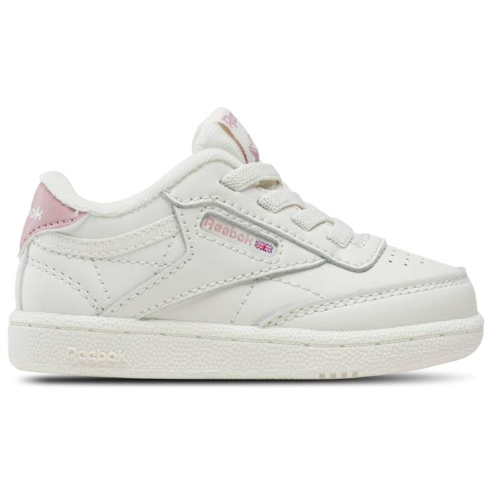 リーボック Reebok 【 Club C Boys' Toddler Chalk/Chalk/Smokey Rose 】 クラブ キッズ ベビー マタニ..