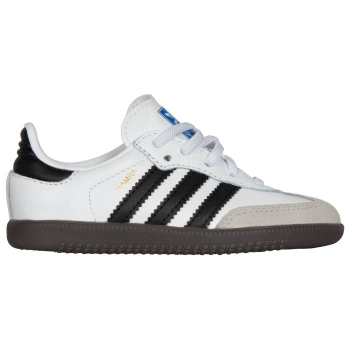 楽天スニケスアディダス Adidas Originals 【 Samba Boys' Toddler White/Core Black 】 サンバ キッズ ベビー マタニティ ベビーファッション 靴 スニーカー 白色 ホワイト コア 黒色 ブラック