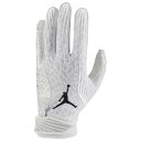 ナイキ ジョーダン Jordan 【 Fly Lock Football Glove Men's Black/White/White 】 フットボール グローブ...